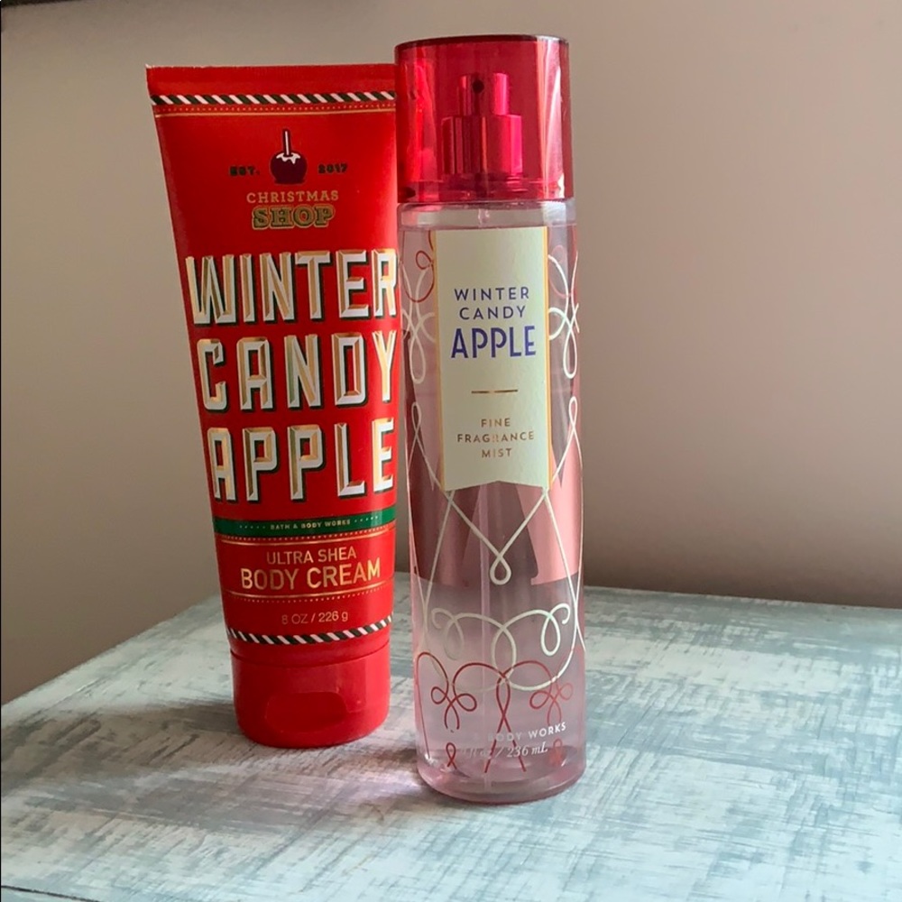 "Winter Candy Apple" Bath and Body Works Set